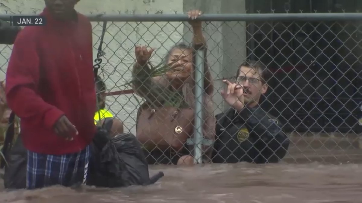 SDPD officer, Marine recounts rescuing 6 people, 4 dogs during January flooding - Vimarsana News
