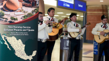 The new nonstop service between Tijuana and Phoenix launched on Feb. 15, 2024.