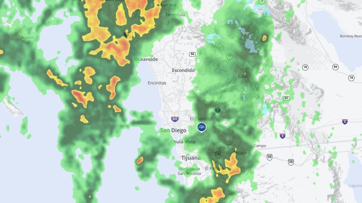 San Diego weather Track the rain forecast with NBC 7’s First Alert