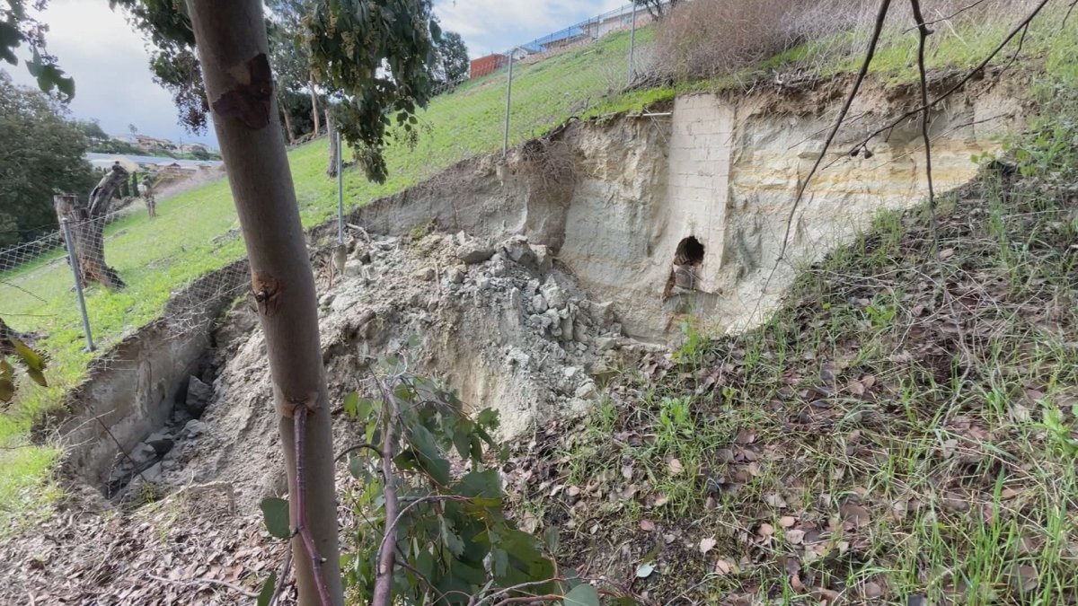 Sinkhole surprises Paradise Hills neighbors after recent storm – NBC 7 ...