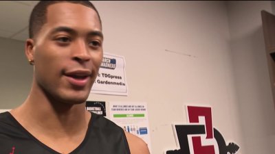 San Diego State Aztecs in Boston prepping for Sweet 16 matchup with UConn