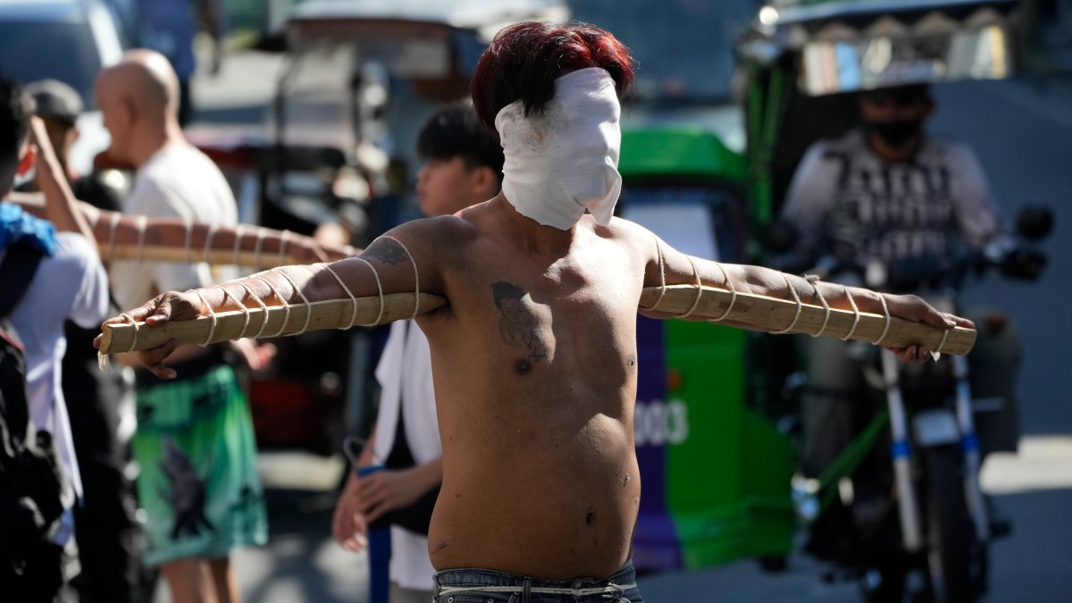 Filipino man to be nailed to a cross on Good Friday NBC 7 San Diego