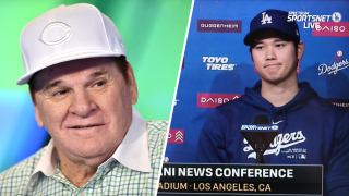 (l-r) Pete Rose and Shohei Ohtani