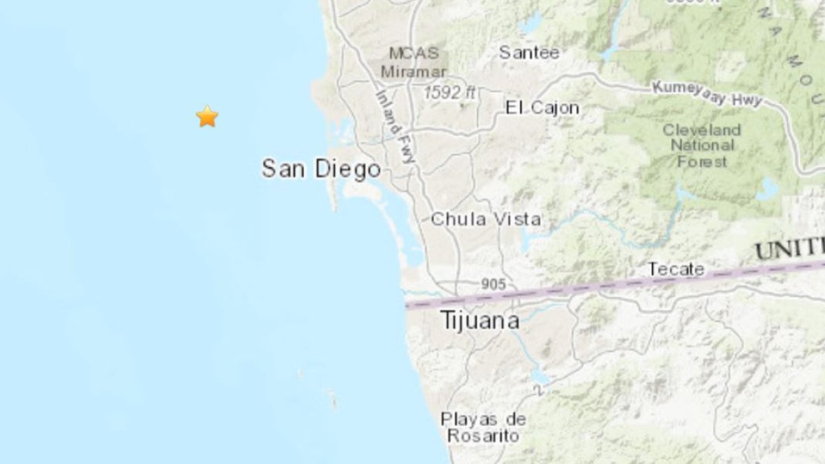 Earthquake news san diego