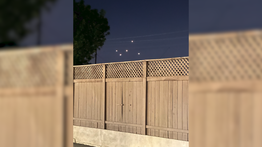 Strange lights in the sky were spotted in Clairemont on March 16, 2024.