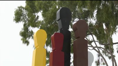 San Diego welding students recreate replica of historic Black Family Statues