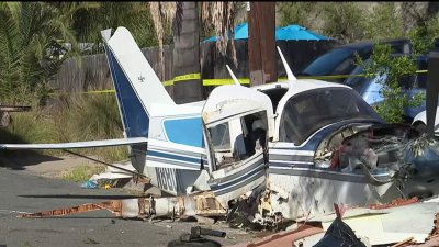 Small plane crashes into El Cajon neighborhood, pilot injured