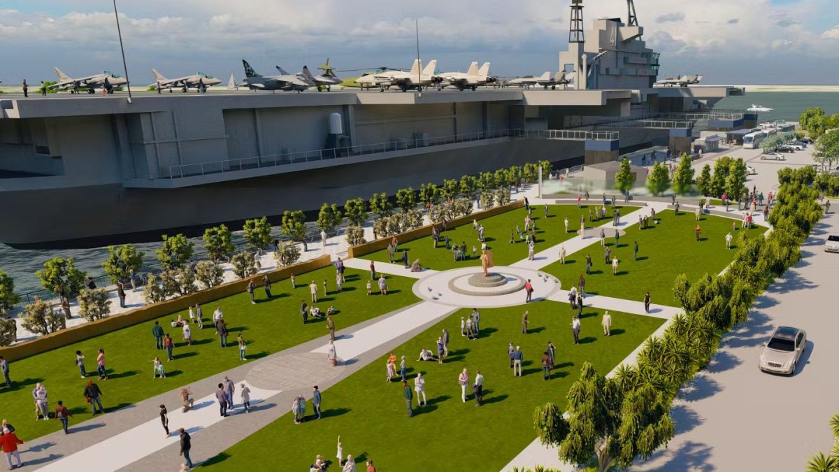 Officials to break ground on freedom park at Navy Pier - Vimarsana News