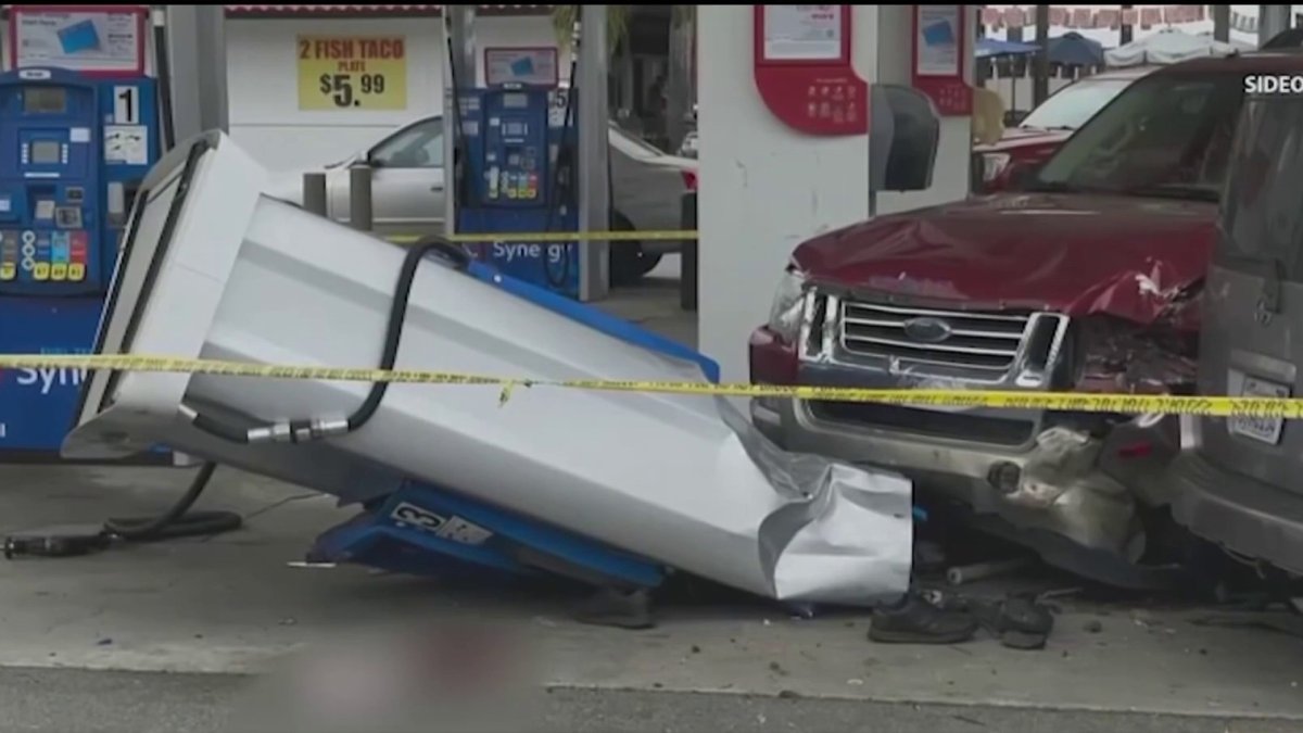 Driver hits man pumping gas in Escondido, pins him under car – NBC 7 ...