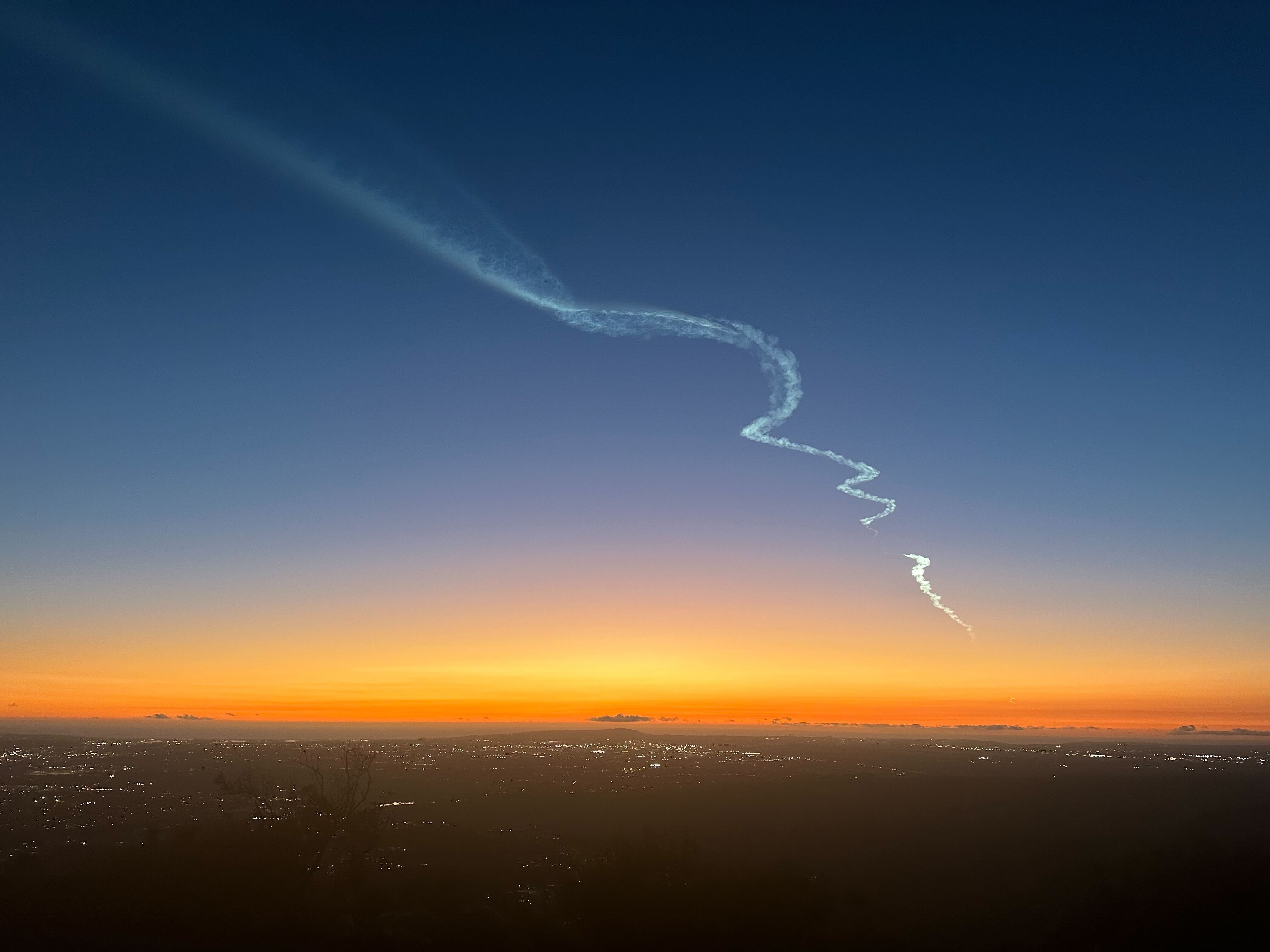 PHOTOS: San Diego gazes up as SpaceX rocket launches into sky