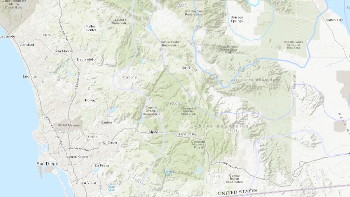 3.8 magnitude earthquake shakes Borrego Springs in Eastern San Diego ...