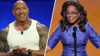 Dwayne Johnson and Oprah Winfrey