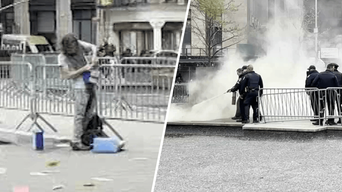 Man sets himself on fire in protest area outside Trump hush money trial in Manhattan – NBC 7 San Diego - Vimarsana News
