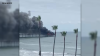 Watch LIVE: Fire on Oceanside Pier creates massive smoke plume