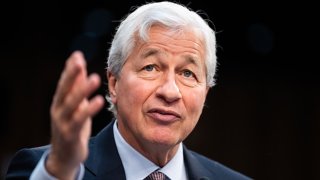 Jamie Dimon, CEO of JPMorgan Chase, testifies during the Senate Banking, Housing and Urban Affairs Committee hearing titled Annual Oversight of Wall Street Firms, in the Hart Building on Dec. 6, 2023.