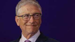 Bill Gates, pictured at an event at a hotel in New Delhi, India, February 28, 2024.