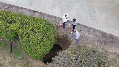 Sinkholes threaten Bonsall family's home after county stormwater dissolves underground pipes