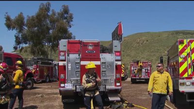 San Diego firefighters train for wildfire season