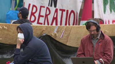 UC San Diego's pro-Palestinian encampment grows on Day 2