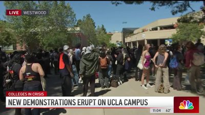 Demonstrations disrupt classes at UCLA