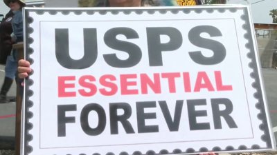 Postal workers rally in Imperial Beach over potential cuts and closures