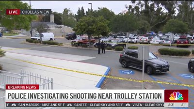 SDPD shoots man with baby at Chollas View trolley station