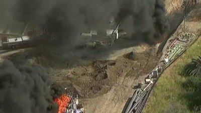 Fire at water reclamation plant in Santee