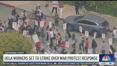 Group of UCLA workers to walk off job over Gaza war protest response