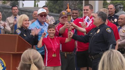 Chula Vista officers carry ‘Flame of Hope' to kick off SoCal Special Olympics