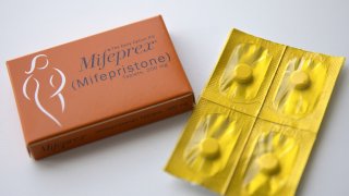 File photo of mifepristone and misoprostol pills