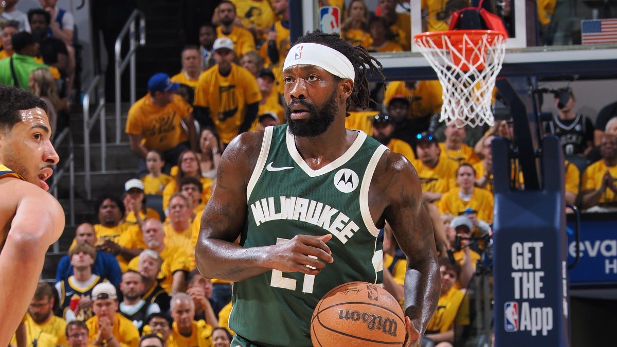 Bucks’ Pat Bev responds after throwing basketball at Pacers fans NBC