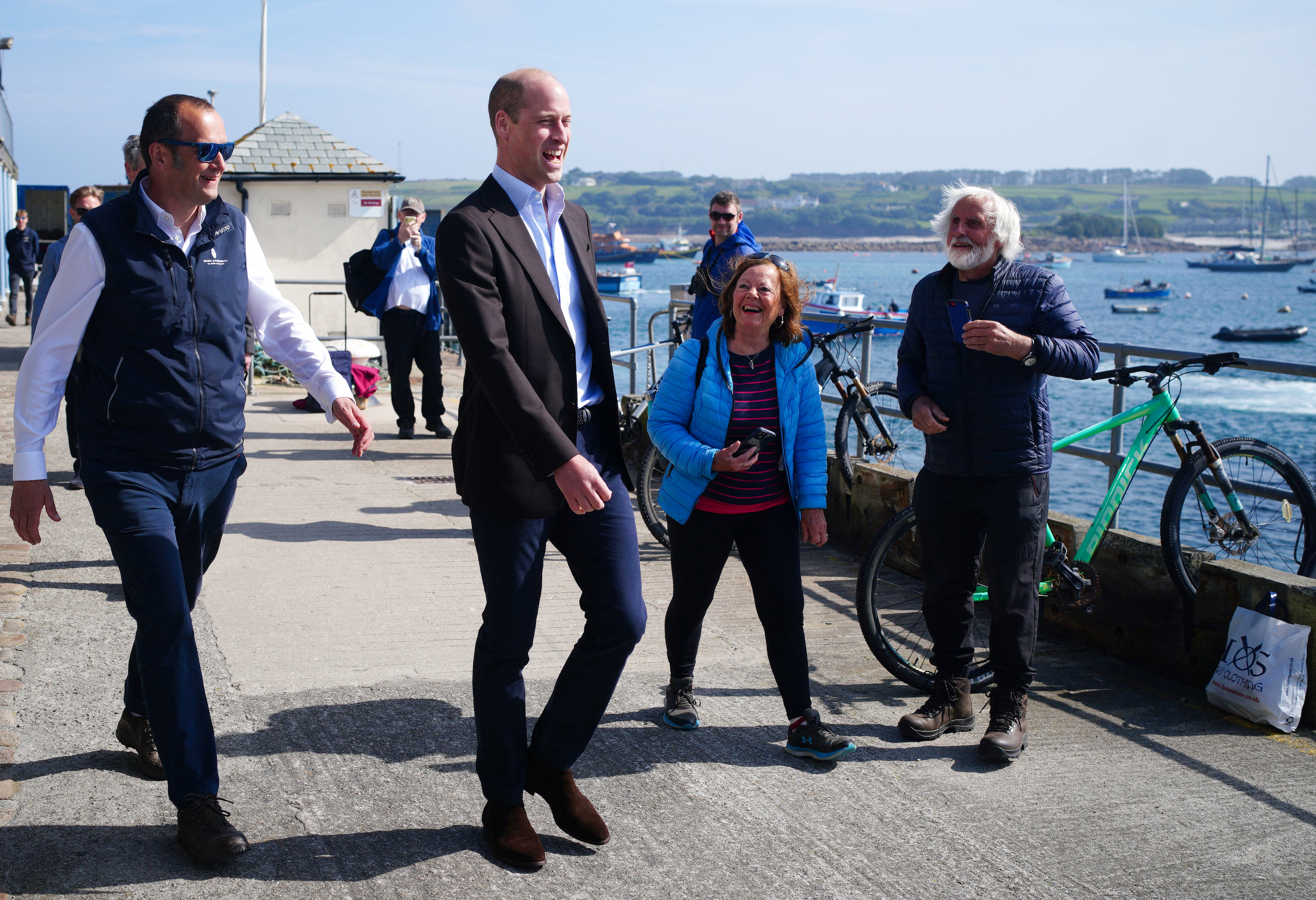 Prince William says Kate's ‘doing well,' in rare comments since she announced her cancer diagnosis