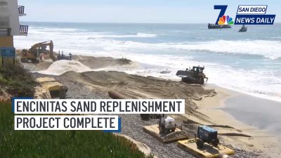 Encinitas sand replenishment project complete | San Diego News Daily