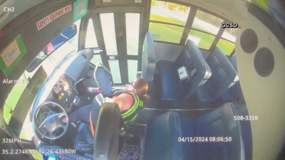 WATCH: School bus crashes into mobile home in South Carolina