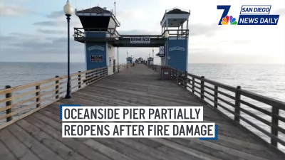 Oceanside Pier partially reopens after fire damage | San Diego News Daily