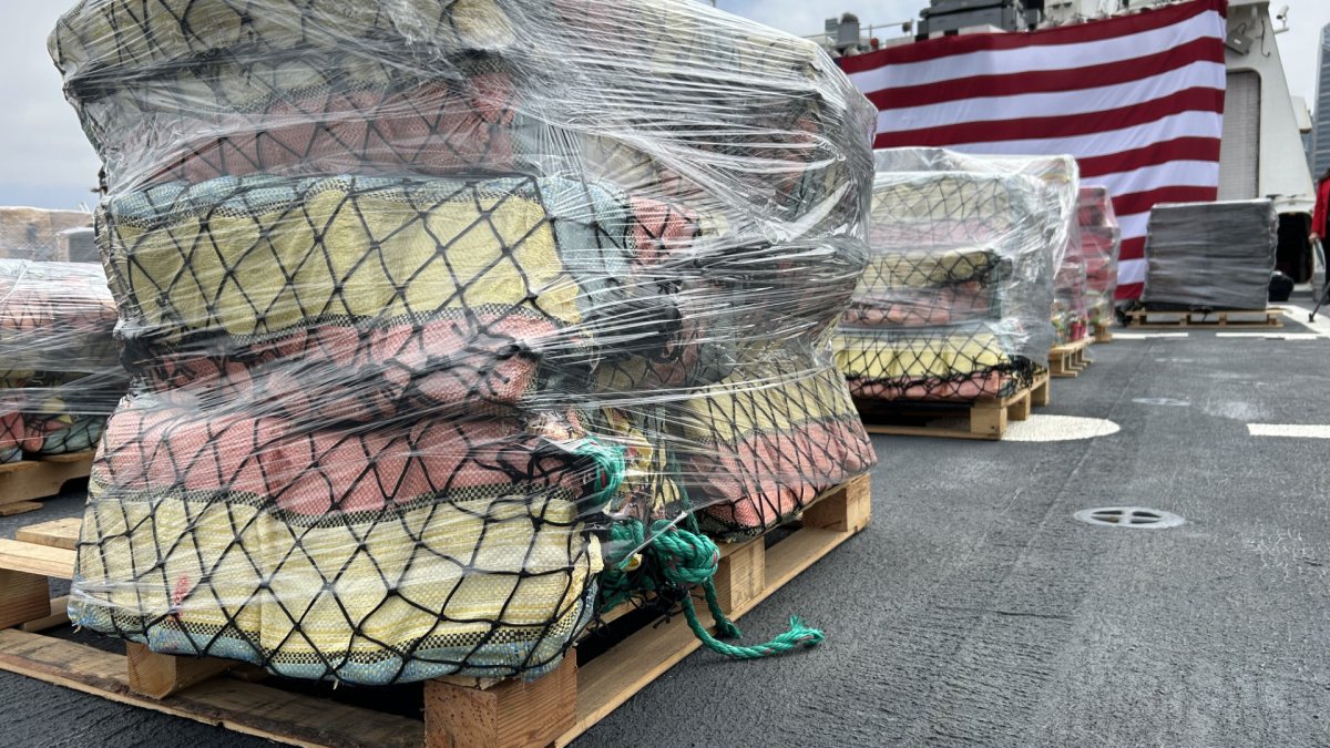 US Coast Guard offloads 33,000+ pounds of cocaine worth $468M in San ...
