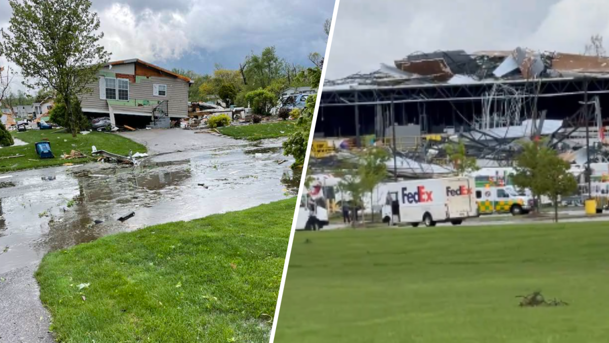 Storms battering the Midwest bring tornadoes, hail and strong winds