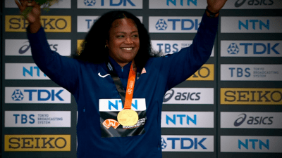 Track and field star Laulauga Tausaga has already made history. Can she do it again at the Paris Olympics?