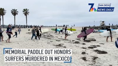 Memorial paddle out in Ocean Beach honors surfers murdered in Mexico | San Diego News Daily