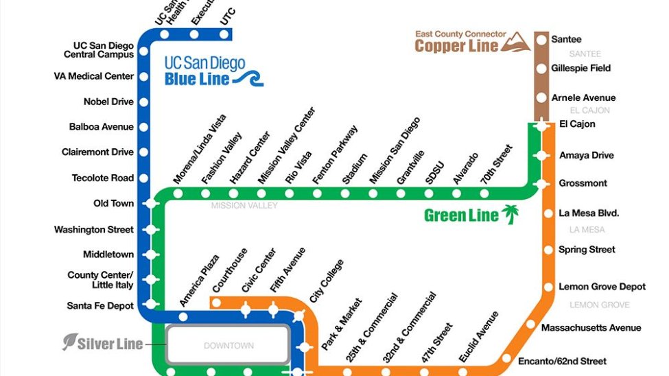New MTS Copper Line connector trolley set to open between El Cajon and ...