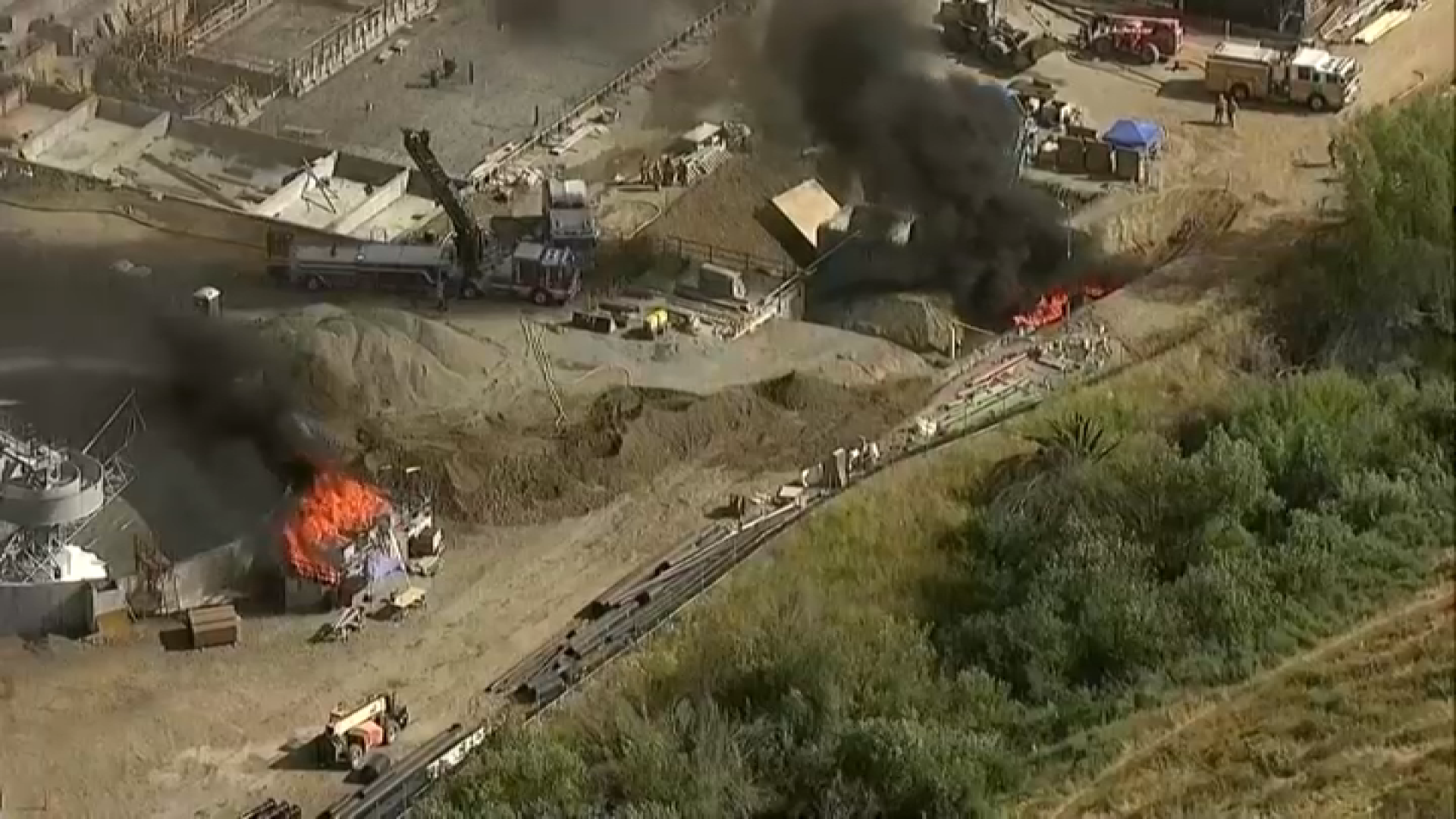 Crews assess fire damage at billion-dollar water treatment project in Santee - Vimarsana News