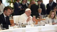 Pope Francis becomes first pontiff to address a G7 summit, raises alarm about AI