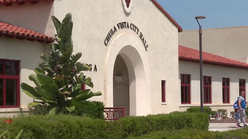 Chula Vista City Hall entrance.