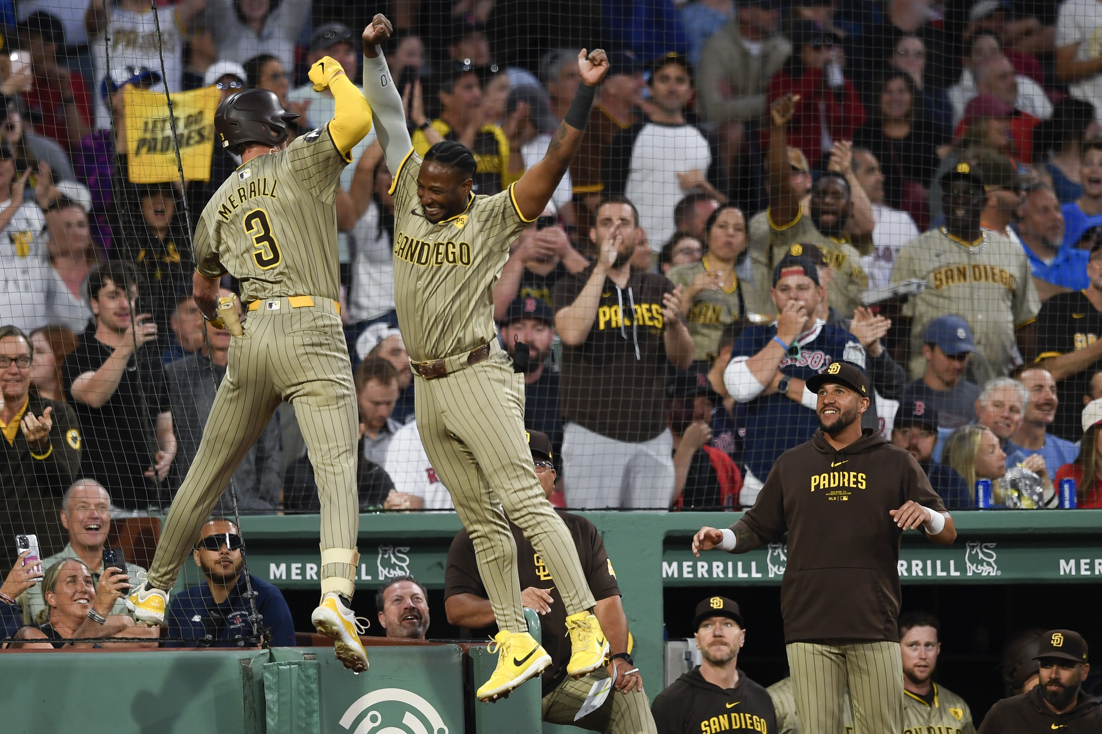Padres Score 9 Runs Without Recording An Out To Beat Red Sox NBC 7 GettyImages 2159743064 