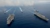 A look at where the Navy's 11 aircraft carriers are now