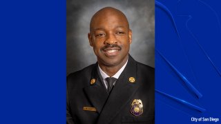 Mayor Todd Gloria on June 12, 2024, named Deputy San Diego Fire- Rescue Department Chief Robert Logan II as the city's next fire chief. (City of San Diego)