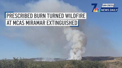 Prescribed burn turned wildfire at MCAS Miramar extinguished | San Diego News Daily
