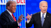 Biden delivers hoarse debate performance as Trump repeats familiar false claims