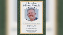 A paddle-out is being held in Johnathan Edward Vastola's honor on July 4. Courtesy of Emily Vastola Ortiz.