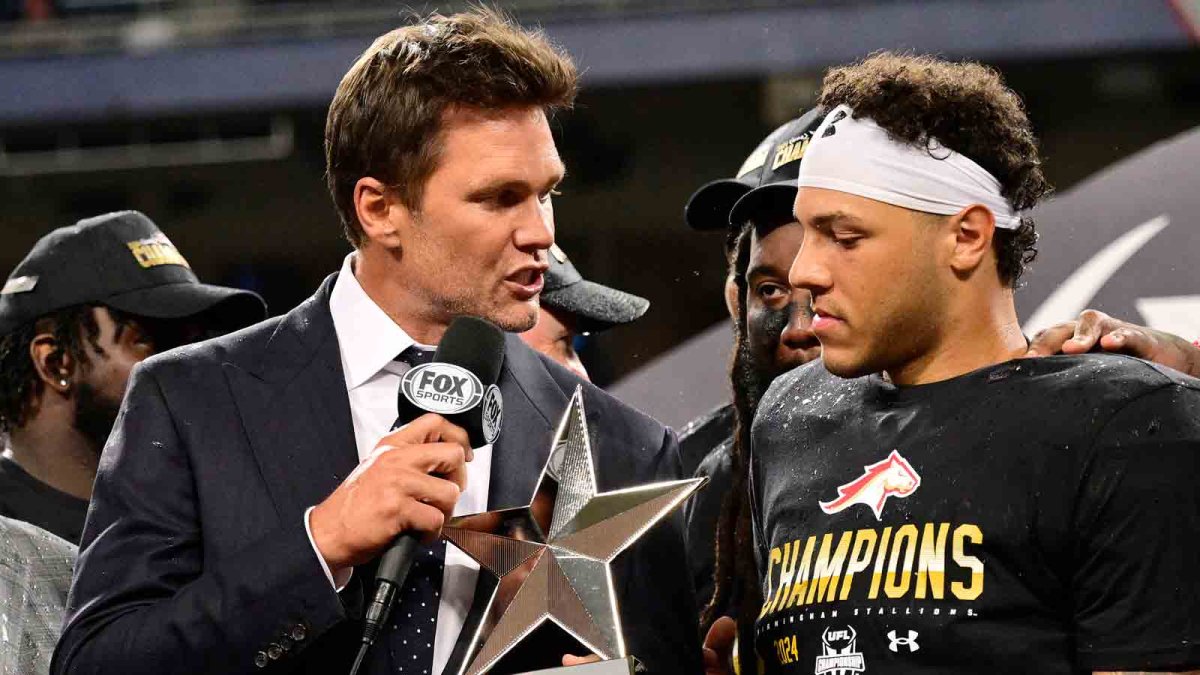 Tom Brady makes FOX broadcasting debut during UFL title game – NBC 7 ...